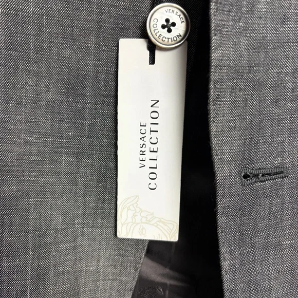 Versace Collection Linen Wool Blazer Sz 54 US 44 Gianni Versace NWT Old Money - Picture 5 of 16